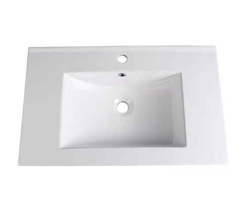 24" Top – 23" Light Gray Finish Vanity (Top & Vanity Sold Separately). Freestanding MDF Cabinet